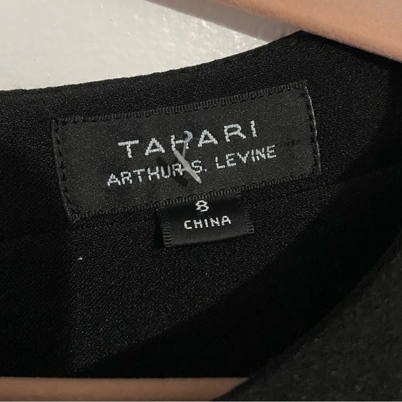Tahari Black and White Dress Size 8 - Picture 2 of 3